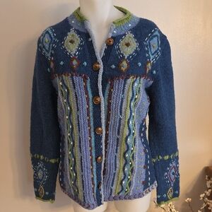 Vintage Wool Newari Cardigan